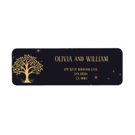 Mitternacht Elegance: Dunkle blaue Hochzeit