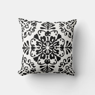 Mitternacht floral Elegance Pillow Kissen