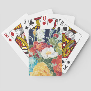 Mitternacht Florals I Spielkarten