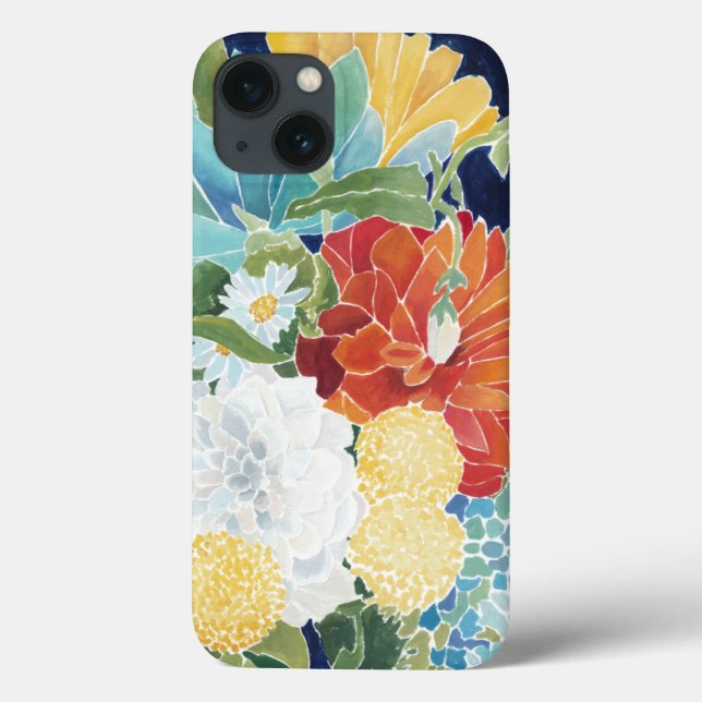 Mitternacht Florals III Case-Mate iPhone Hülle (Rückseite)