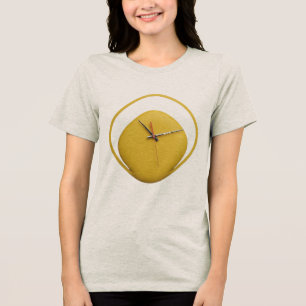 Mitternacht-Geometrie-Stille-Präzisionsschatten-St Tri-Blend Shirt