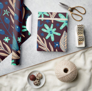 Mitternacht Geschenkpapier