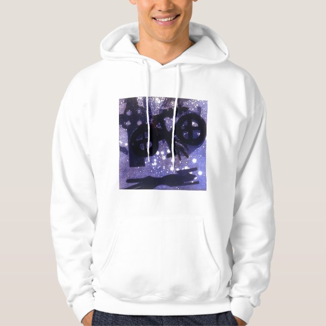 Mitternacht Hoodie (Vorderseite)