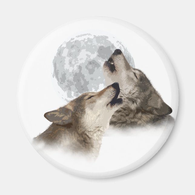 Mitternacht Howling Magnet (Vorne)