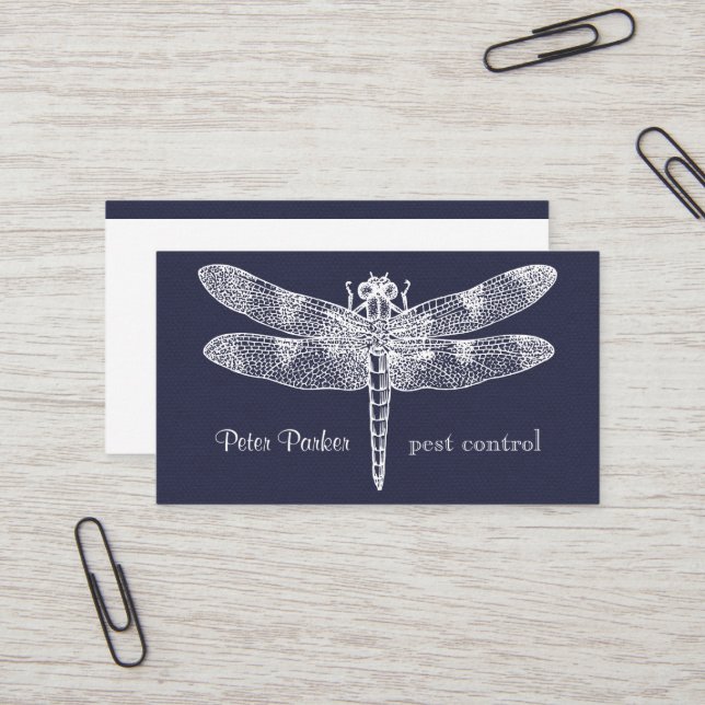 Mitternacht-Imitatflanell der Visitenkarte (Vorderseite/Rückseite Beispiel)