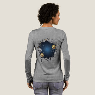 Mitternacht in Gold und Silber Tri-Blend Shirt