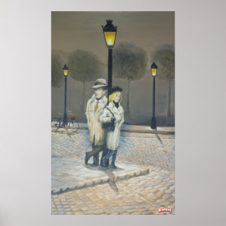 Mitternacht in Paris Poster