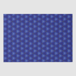Mitternacht Indio und Gold Geometric Design Seidenpapier
