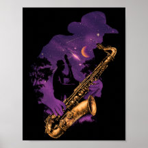 Mitternacht Jazz Poster