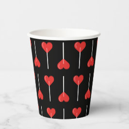 Mitternacht Liebe Suckers Red Pappbecher
