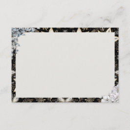 Mitternacht Majestät Blank Recipe Card Begleitkarte