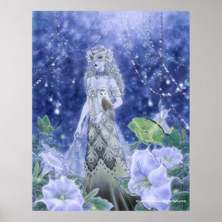 Mitternacht Masquerade Art Print Poster