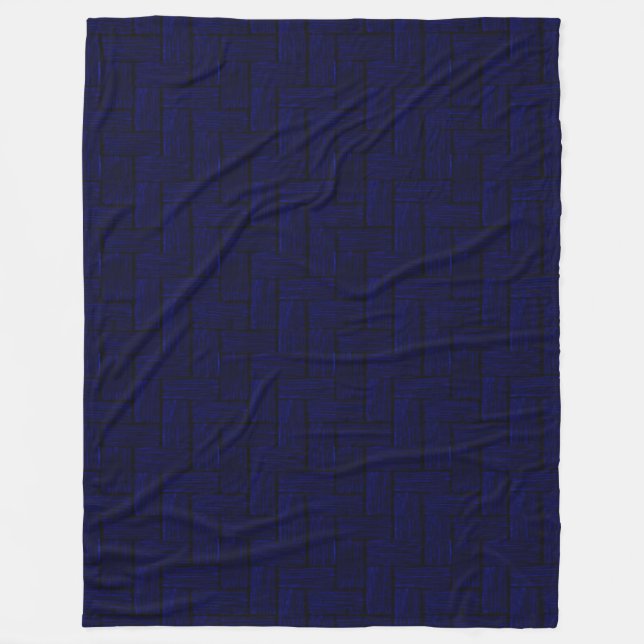 Mitternacht Maze Blanket Fleecedecke (Vorderseite)