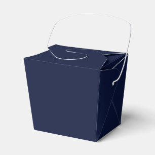 Mitternacht Navy Blue Solid Color Geschenkschachtel