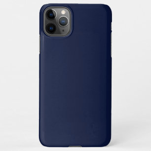 Mitternacht Navy Blue Solid Color iPhone 11Pro Max Hülle