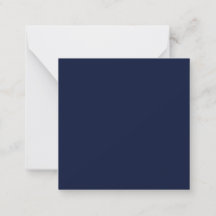 Mitternacht Navy Blue Solid Color