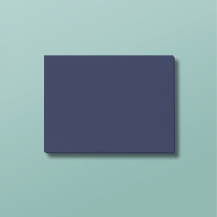Mitternacht Navy Blue Solid Color Post-it Klebezettel