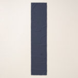 Mitternacht Navy Blue Solid Color Schal<br><div class="desc">Mitternacht Navy Blue Solid Color Moderne Farbe.</div>