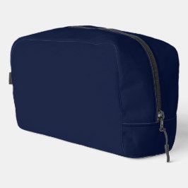 Mitternacht Navy Blue Solid Color Waschbeutel