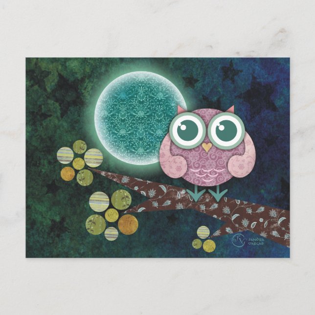 Mitternacht Postkarte (Vorderseite)