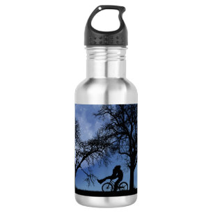 Mitternacht Radtour Edelstahlflasche