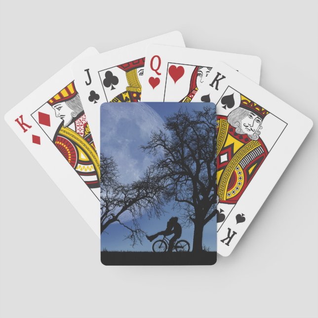 Mitternacht Radtour Spielkarten (Rückseite)