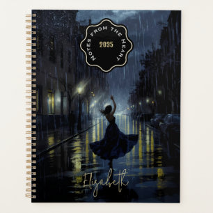 Mitternacht-Regen-Notebook Planer