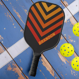 Mitternacht Sonnenuntergang Nostalgische Vintage Z Pickleball Schläger