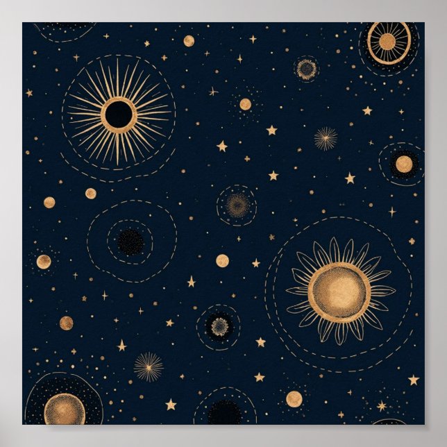 Mitternacht Stardust Poster (Vorne)