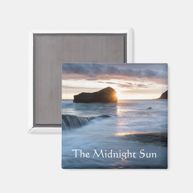 Mitternacht Sun Norwegen Magnet (Vorderseite/Rückseite)