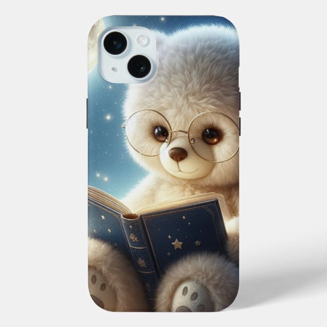 Mitternacht Tales Plush Teddy Bear iPhone Case (Rückseite)