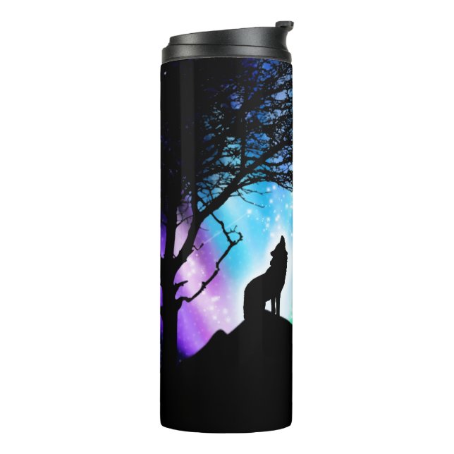 Mitternacht Thermosbecher (Nach links gedreht)