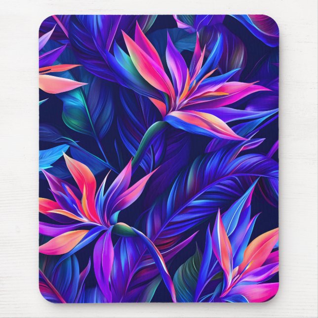 Mitternacht tropischer Regenwald Mousepad (Vorne)