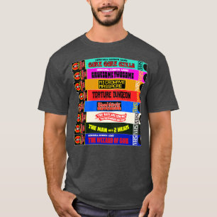 Mitternacht-Video-VHS-Cult-Horror-Stack T-Shirt