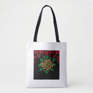 Mitternachtlicher Holly-Pracht Tasche