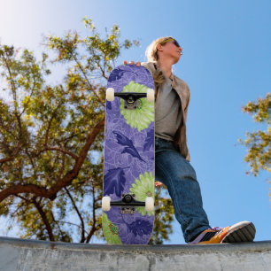Mitternachts-Daisy-Garten Skateboard