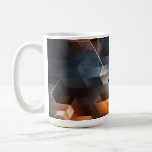 Mitternachts-Ember-Flow Kaffeetasse (Links)