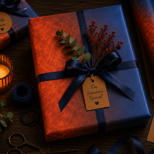 Mitternachts-Emberfall Geschenkpapier Set
