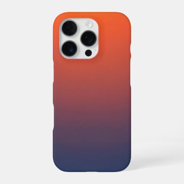 Mitternachts-Gluten-Gradient iPhone 16 Pro Hülle (Rückseite)