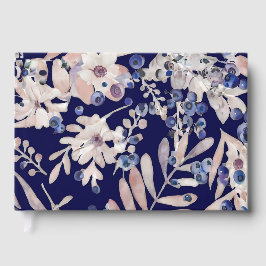 Mitternachts Indigo Eukalyptus & Blaubeer Botanik Gästebuch