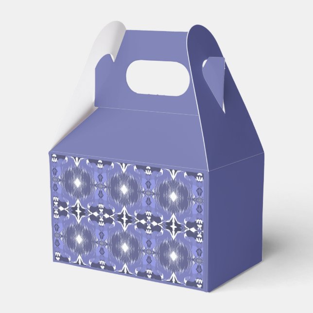 Mitternachts-Indigo-Kaleidoskop  Geschenkschachtel (Vorderseite)