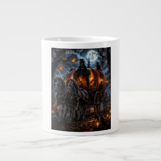 Mitternachts-Kürbiskutsche – Verängstigende Hallow Jumbo-Tasse