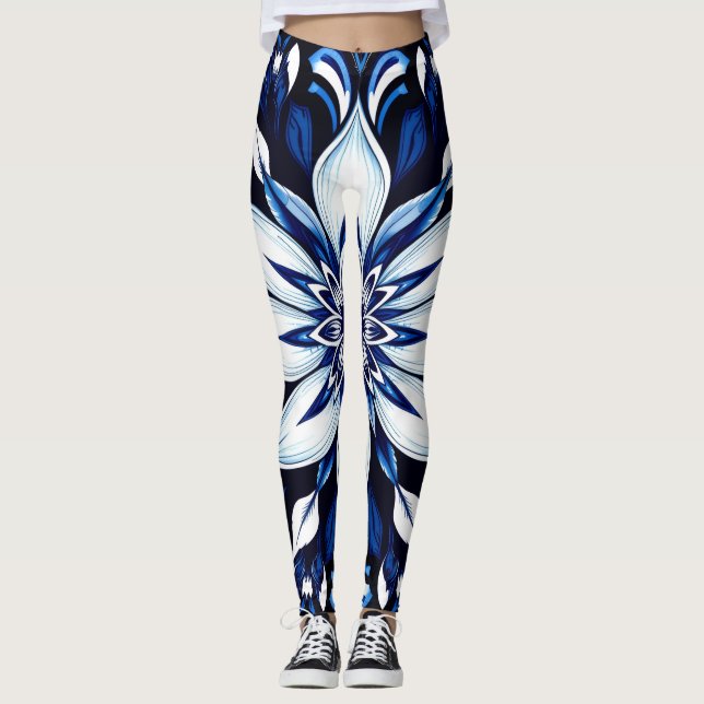 Mitternachts-Majestät-Leggings Leggings (Vorderseite)