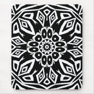 Mitternachts-Mandala Mousepad