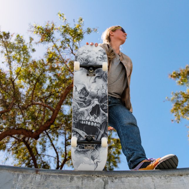 Mitternachts-Phantom-Schädel Skateboard (Außenbereich 1)