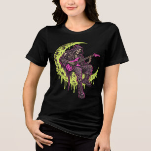 MITTERNACHTS-SHRED - Psychodelische Acid-Wash Tri-Blend Shirt
