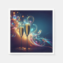 Mitternachts-Toast-Papier-Servietten Serviette