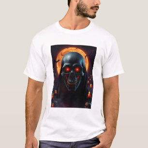 Mitternachts-Vampir-Schädel T-Shirt