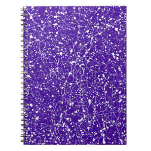 Mitternachts-Web-Marmor-Notizbuch Notizblock