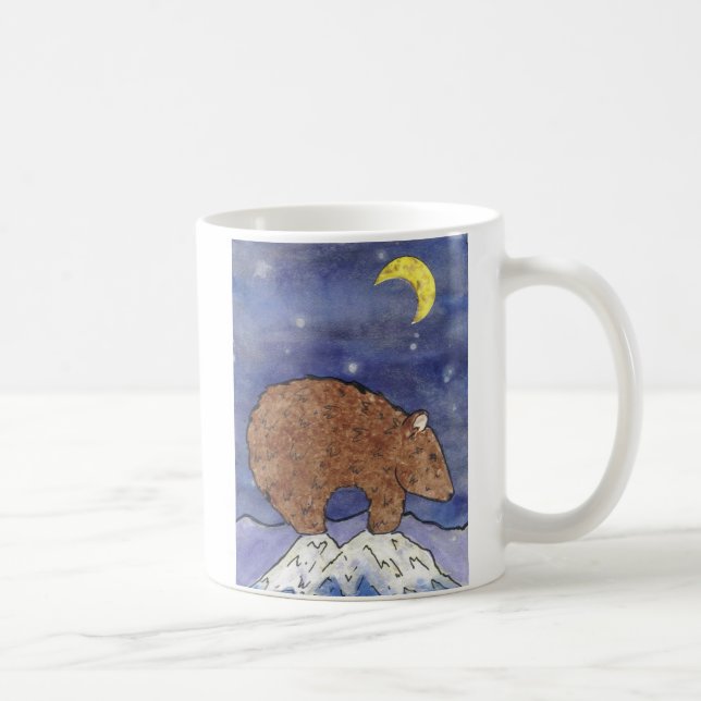 Mitternachtsbär Kaffeetasse (Rechts)